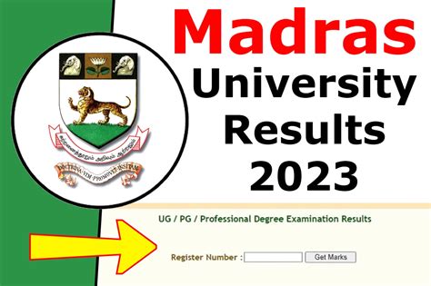 madras university results 2023 pg